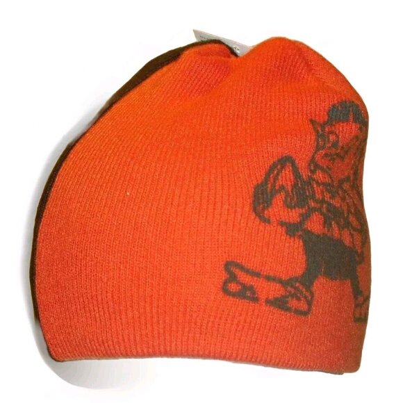 Cleveland Browns Mens Adult Elfie Elf Logo Beanie Winter Hat cap New Nfl - Picture 1 of 3